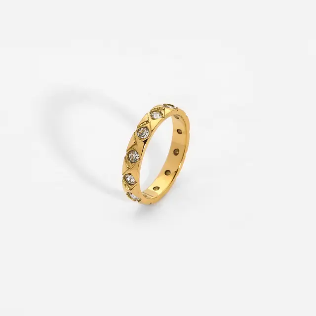 Criss-Cross Band Ring