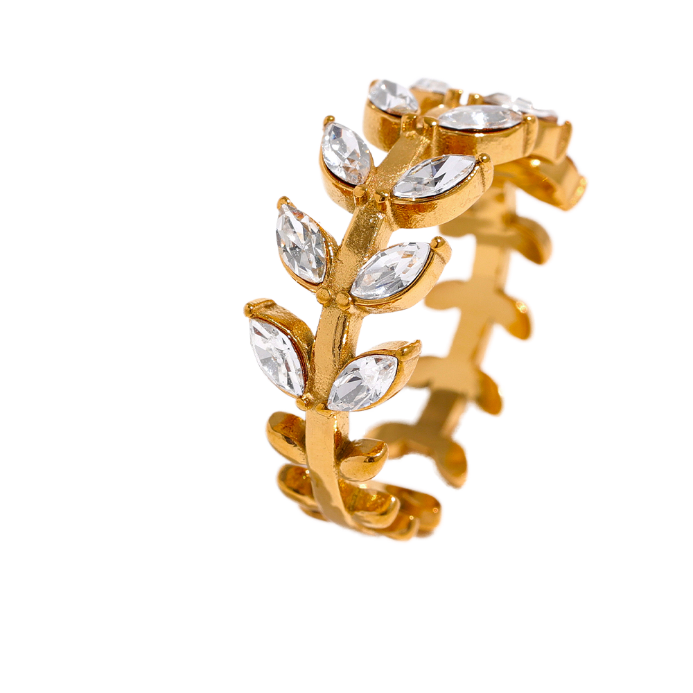 Golden Vine Serenity Ring