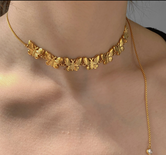 7 Butterfly Necklace