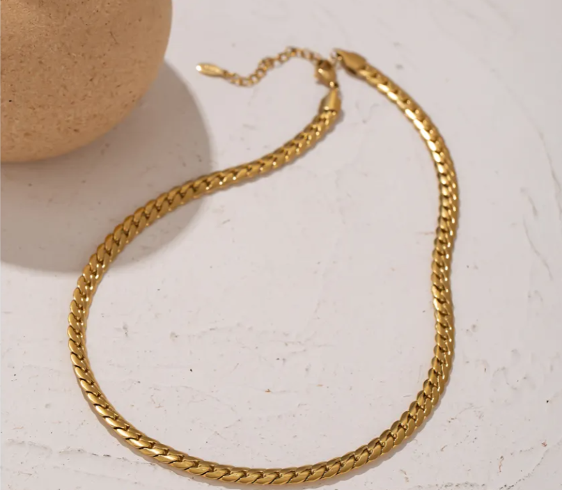 Cuban Chain Collar Necklace