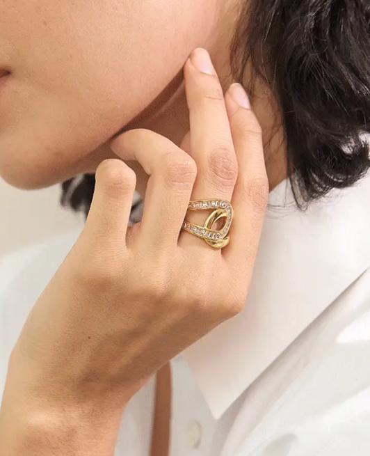 Large C Overlap Open Ring
