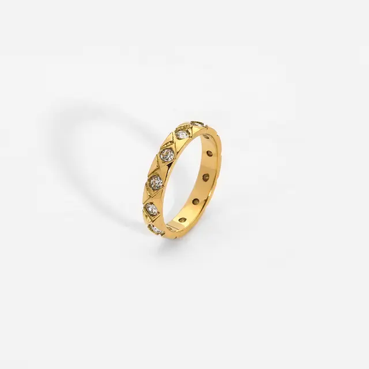 Criss-Cross Band Ring