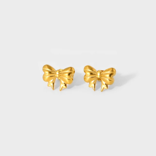 Princess bow earrings
