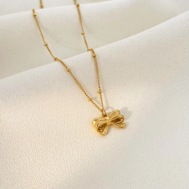 Princess Bow Necklace