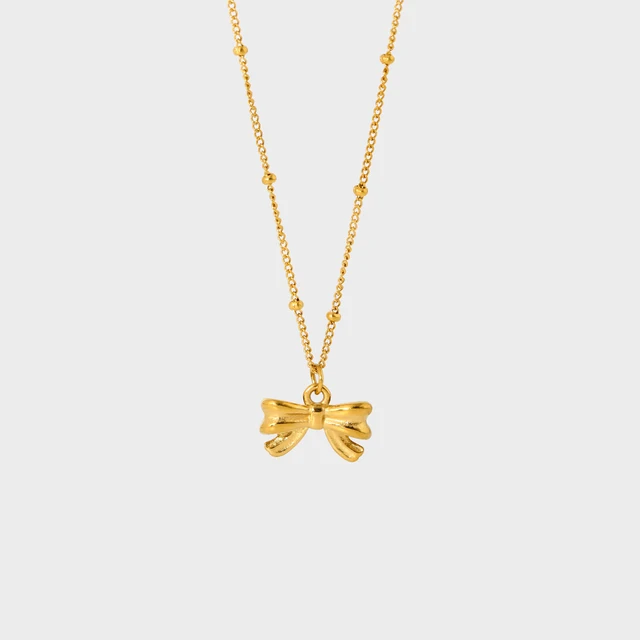 Princess Bow Necklace