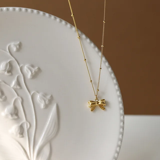 Princess Bow Necklace