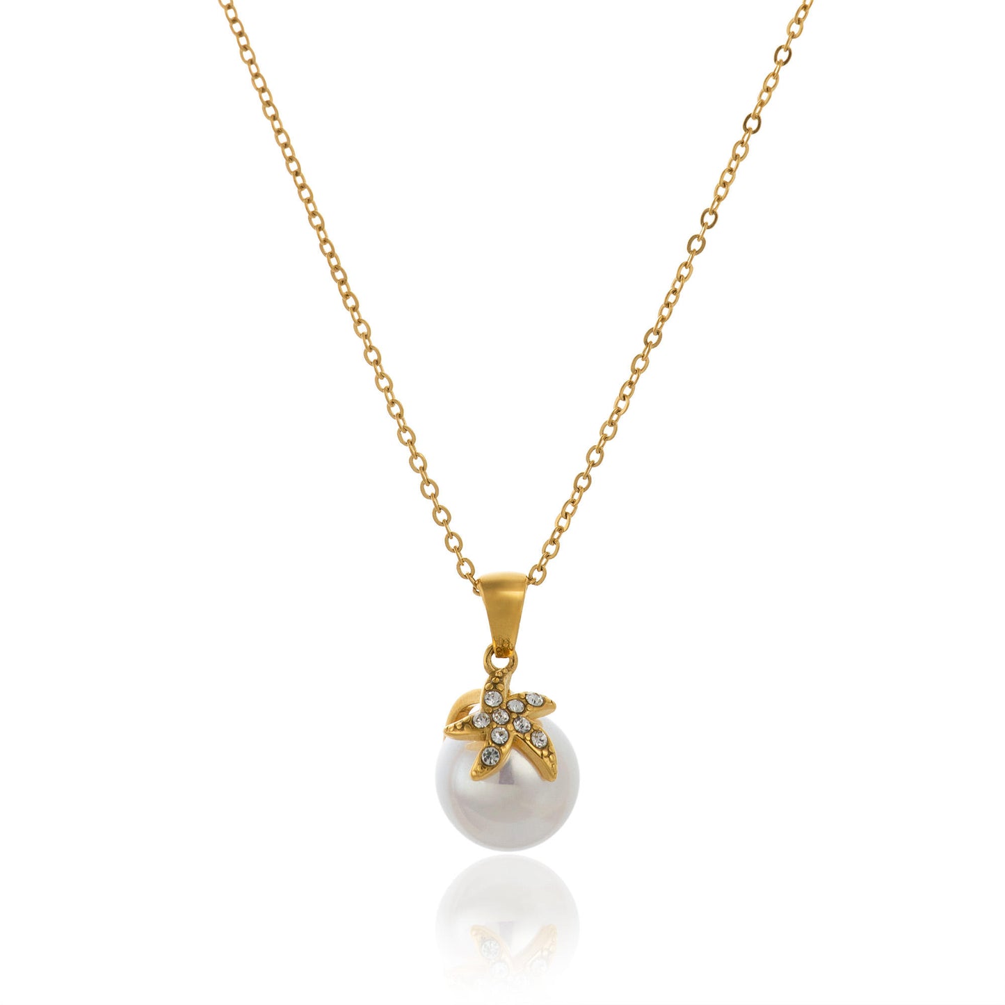 Ocean Bloom Pearl Necklace