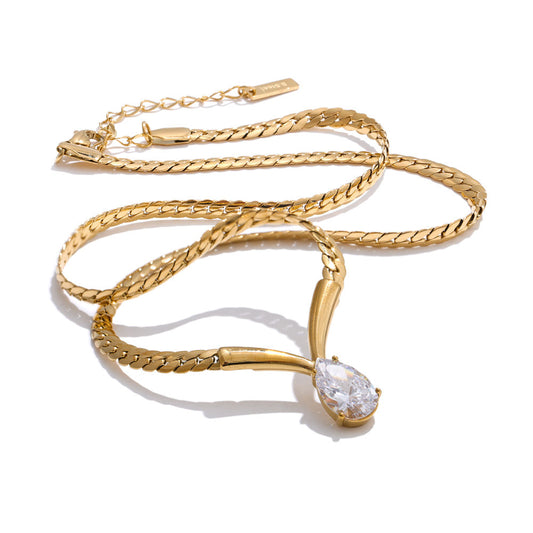 Radiance Curve Necklace
