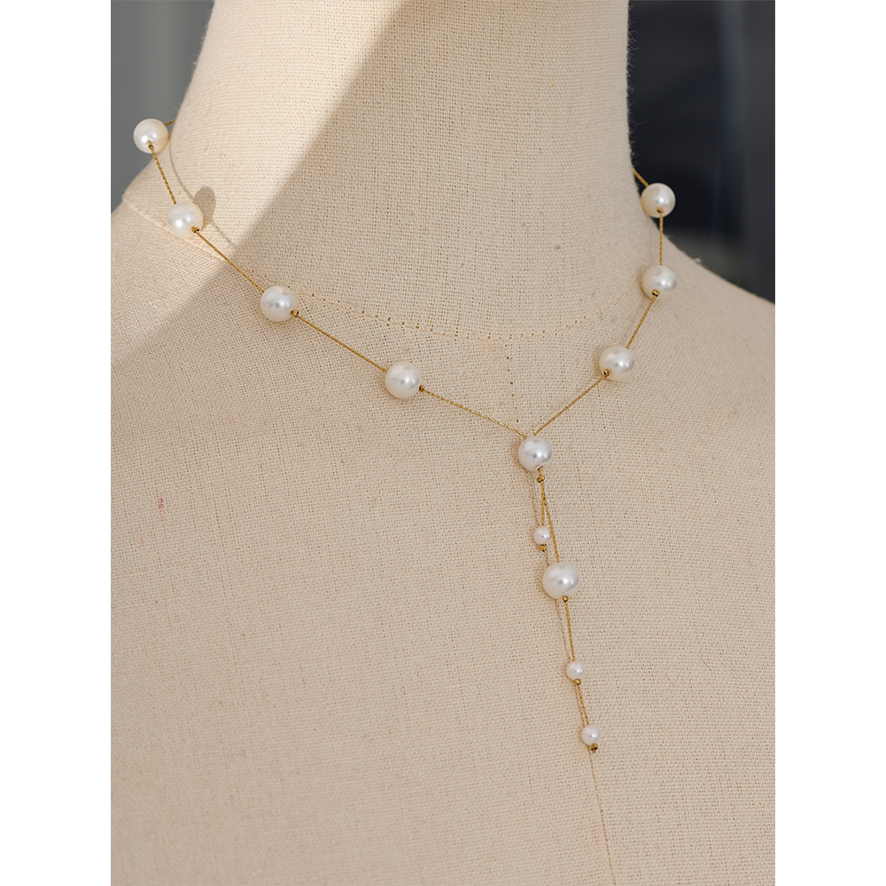 Moonlit Cascade Necklace