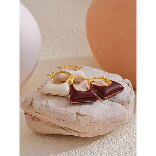 Crimson Edge Hoops
