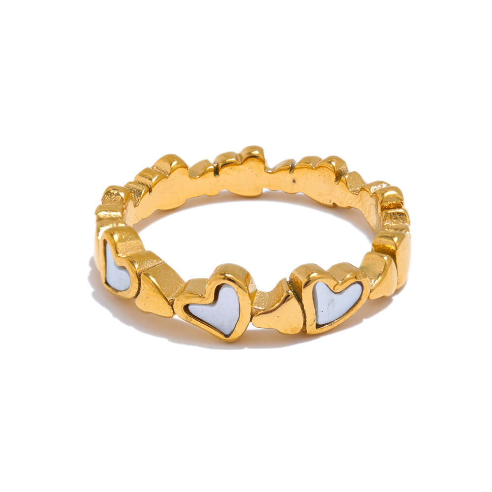 Tiny Hearts Bond Ring