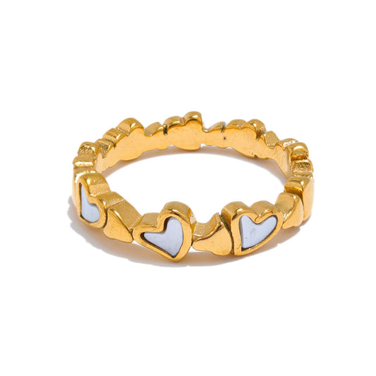 Tiny Hearts Bond Ring