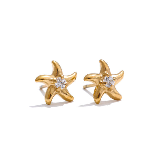 Stellar Starfish Studs