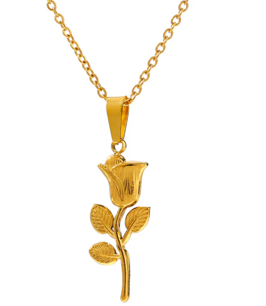 Rose Charm Necklace