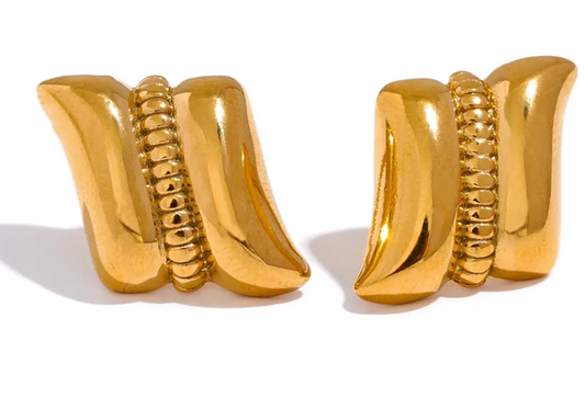 Geometric 'S' Studs