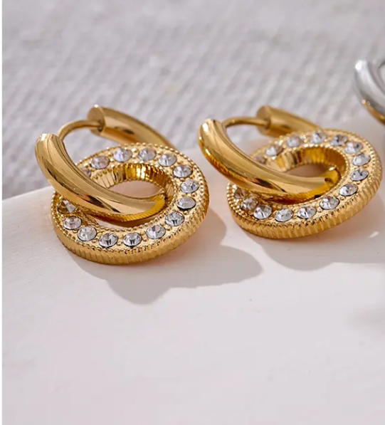 Circle Drop Hoops