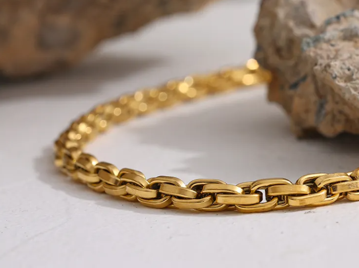 Thick Rope Chain Bracelet