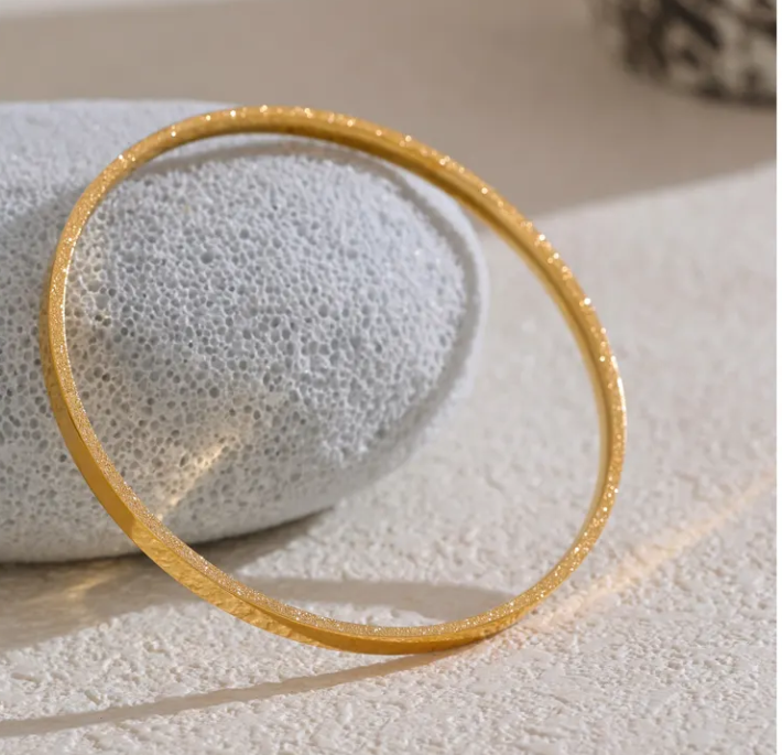 Shiny Flat Bangles